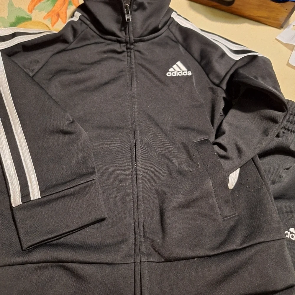 Adidas Toddler Black Track Pants